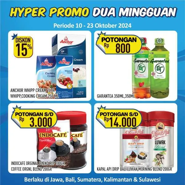 Promo Hypermart Dua Mingguan Periode 10-23 Oktober 2024