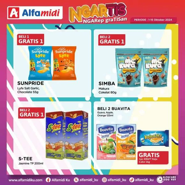 Promo Alfamidi Ngartis (Ngarep Gratisan) Periode 1-15 Oktober 2024