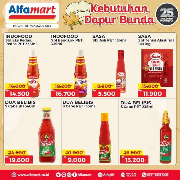 Promo Alfamart Kebutuhan Dapur Periode 1-15 Oktober 2024