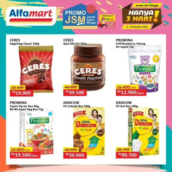 Promo JSM Alfamart Weekend 11-13 Oktober 2024