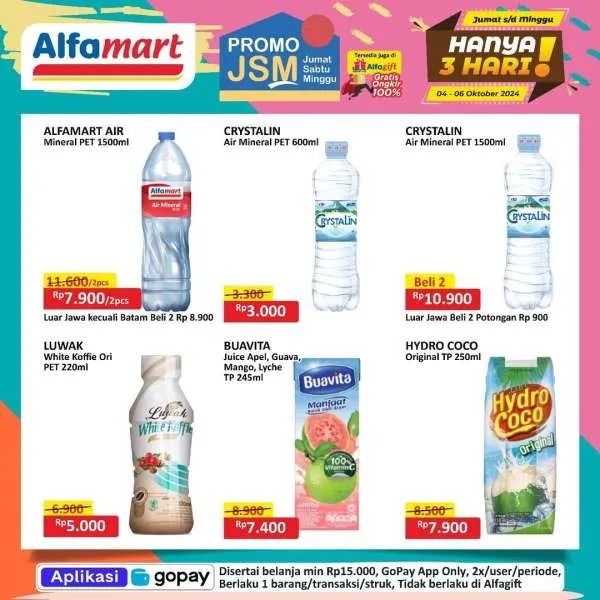 Promo JSM Alfamart Periode 4-6 Oktober 2024