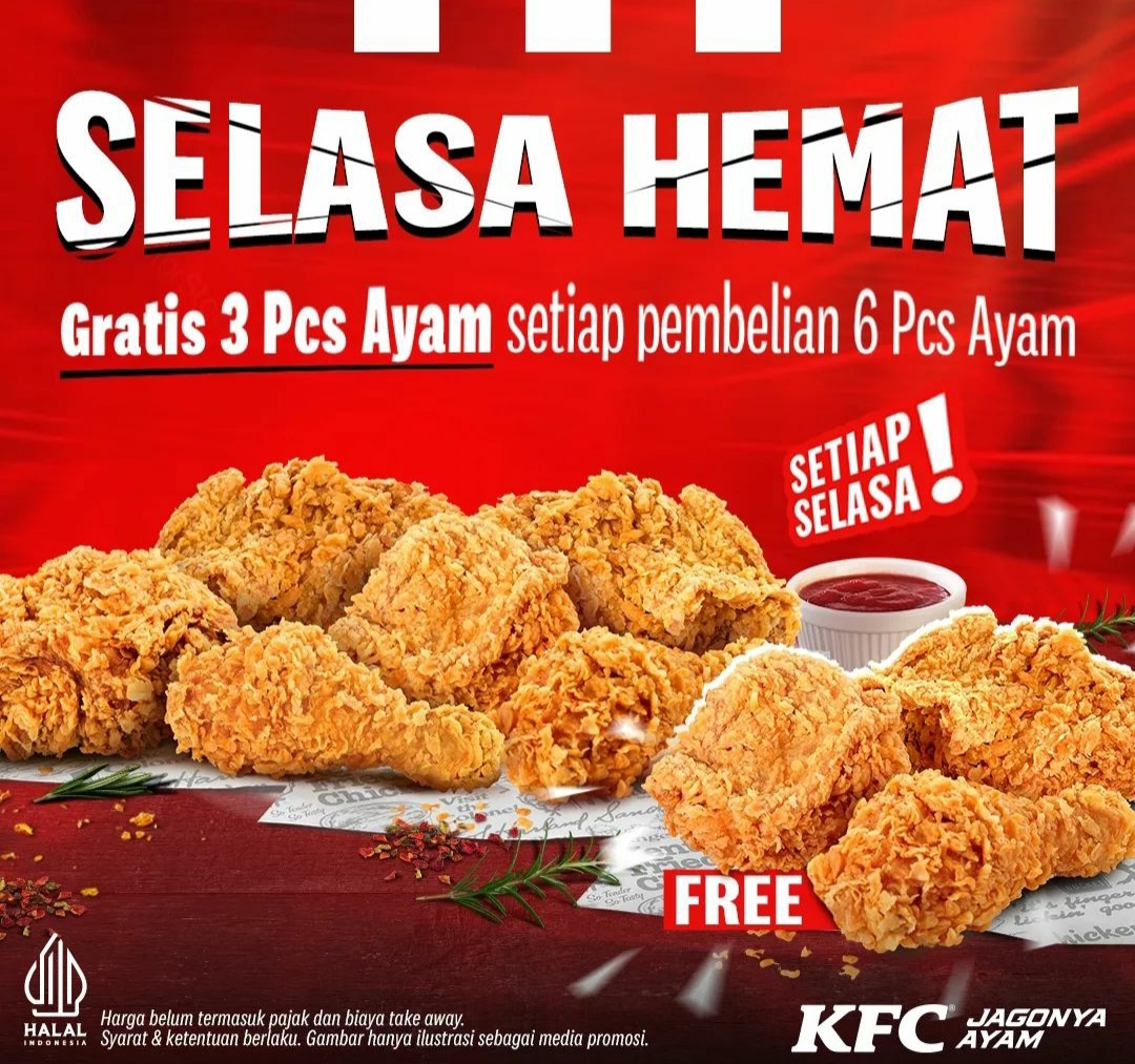 Promo KFC Selasa Hemat