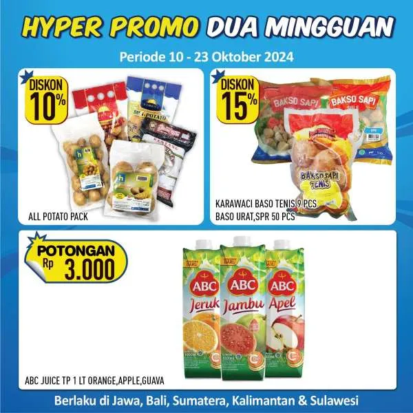 Promo Hypermart Dua Mingguan Periode 10-23 Oktober 2024