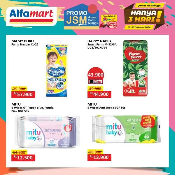 Promo JSM Alfamart Weekend 11-13 Oktober 2024