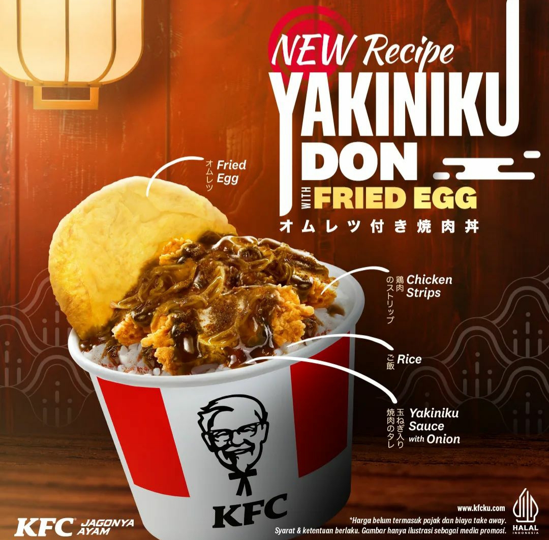 Promo Menu baru KFC Yakiniku Don with Fried Egg