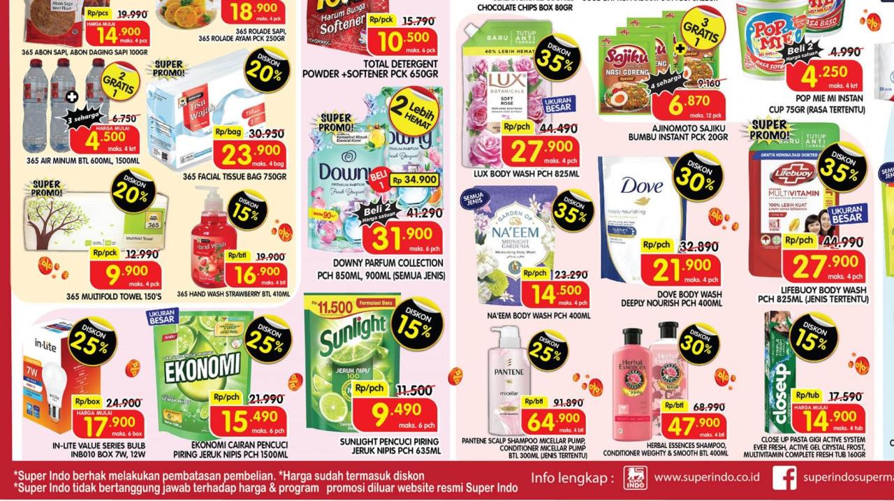 Promo Superindo Weekday 21-24 Oktober 2024