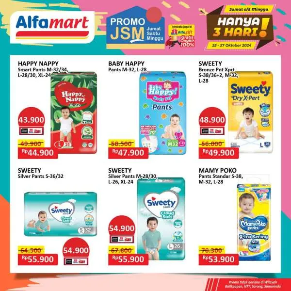 Promo JSM Alfamart Periode 25-27 Oktober 2024