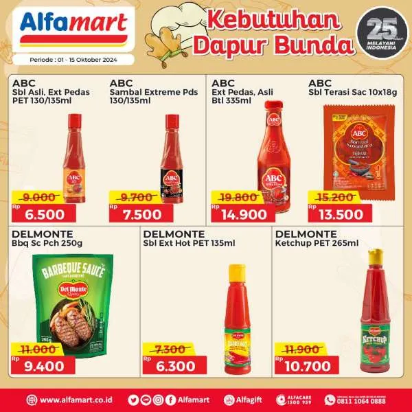 Promo Alfamart Kebutuhan Dapur Periode 1-15 Oktober 2024