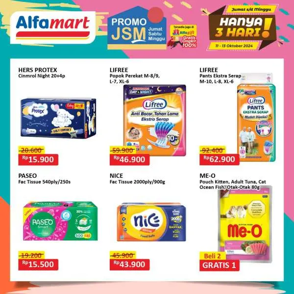 Promo JSM Alfamart Weekend 11-13 Oktober 2024