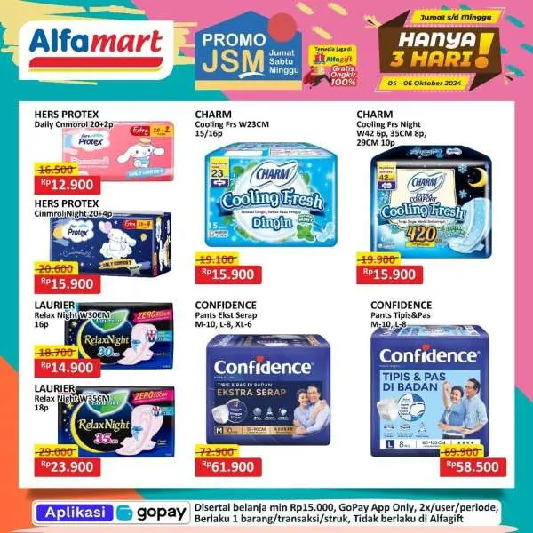 Promo JSM Alfamart Periode 4-6 Oktober 2024