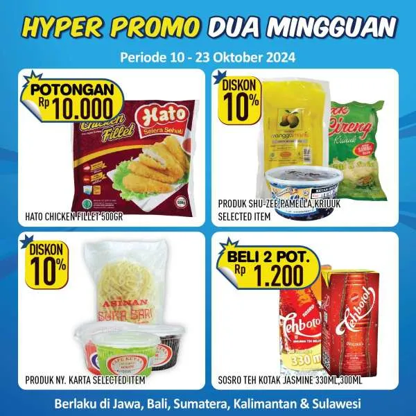 Promo Hypermart Dua Mingguan Periode 10-23 Oktober 2024