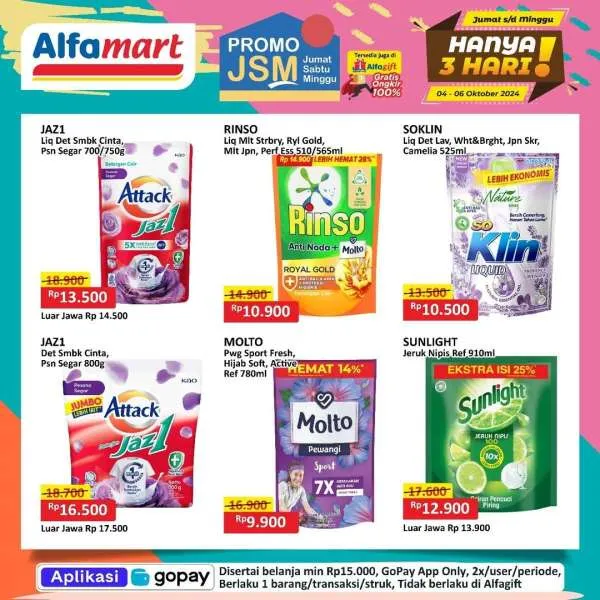 Promo JSM Alfamart Periode 4-6 Oktober 2024