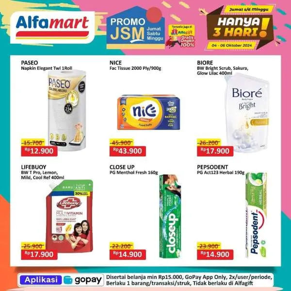 Promo JSM Alfamart Periode 4-6 Oktober 2024