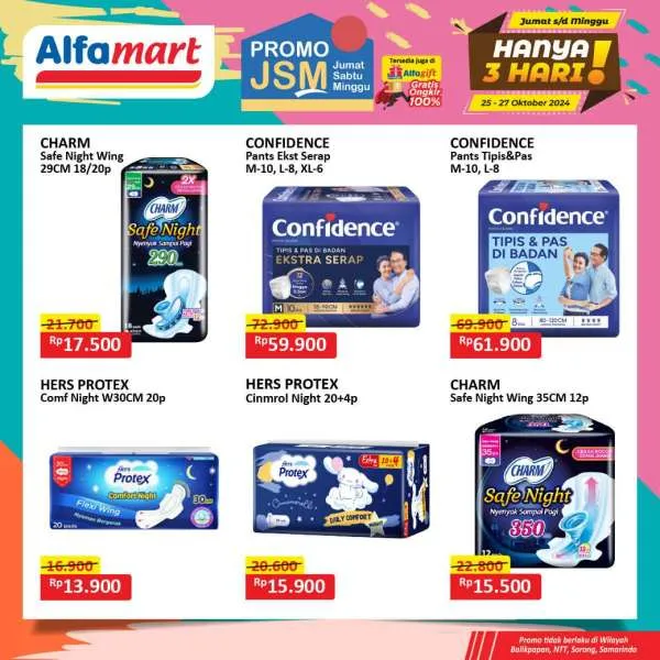 Promo JSM Alfamart Periode 25-27 Oktober 2024