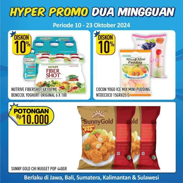 Promo Hypermart Dua Mingguan Periode 10-23 Oktober 2024