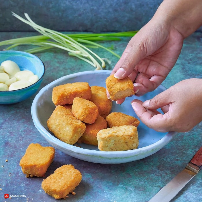 Cara membuat nugget tahu