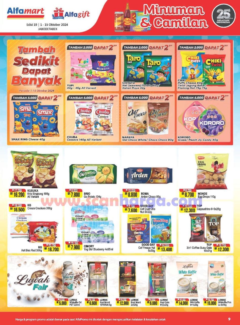 Katalog Alfamart Promo Terbaru 1 - 15 Oktober 2024 9