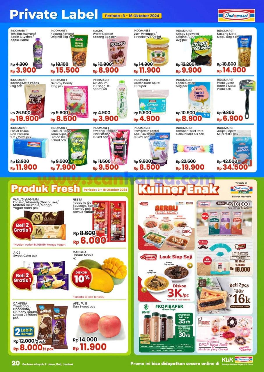 Katalog Indomaret Promo Terbaru 3 - 16 Oktober 2024 20