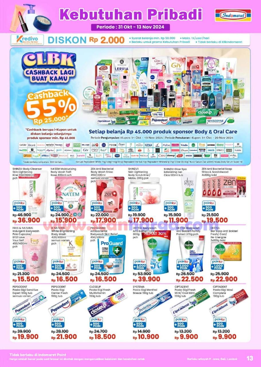 Katalog Indomaret Promo Terbaru 31 Oktober - 13 November 2024 13