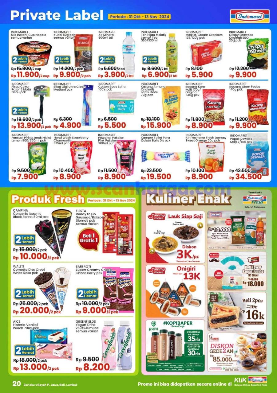 Katalog Indomaret Promo Terbaru 31 Oktober - 13 November 2024 20