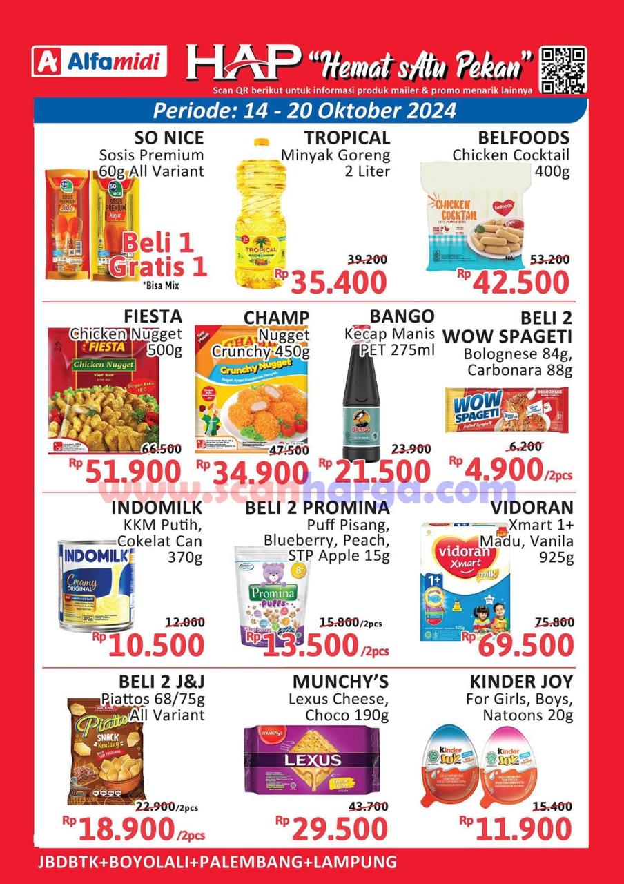 Katalog Promo Alfamidi Weekday Terbaru 14 - 20 Oktober 2024 1