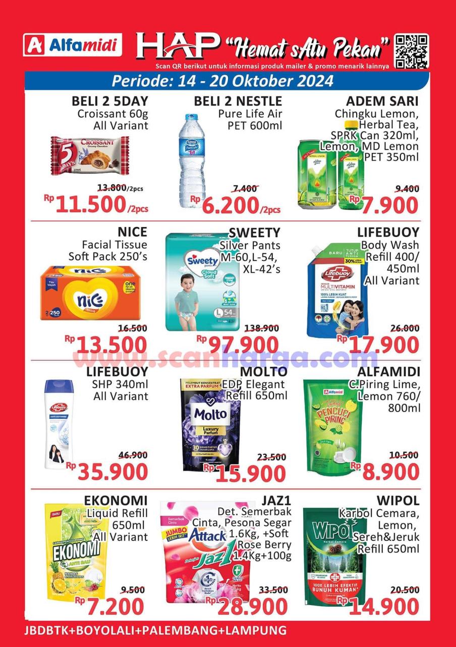 Katalog Promo Alfamidi Weekday Terbaru 14 - 20 Oktober 2024 2