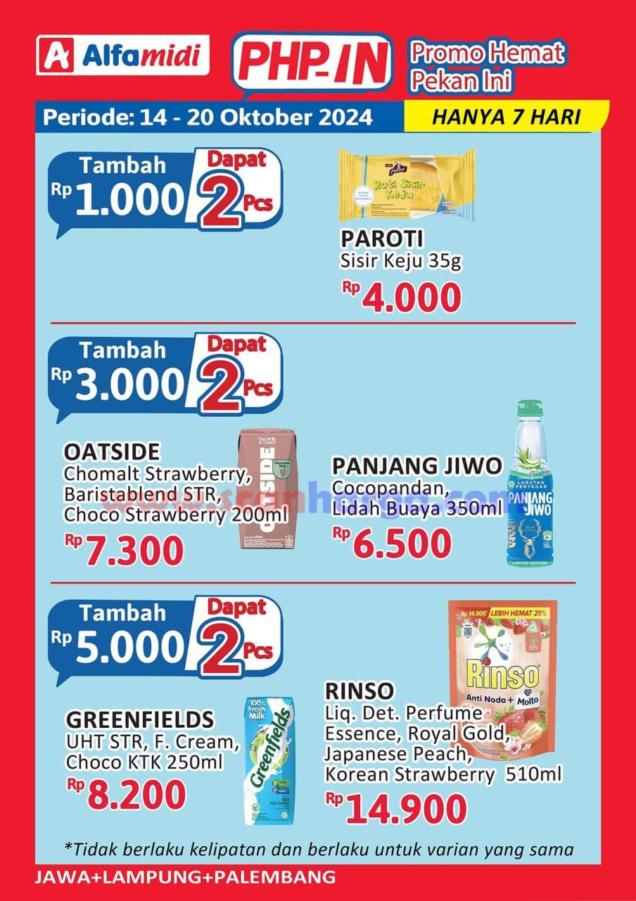 Katalog Promo Alfamidi Weekday Terbaru 14 - 20 Oktober 2024 4