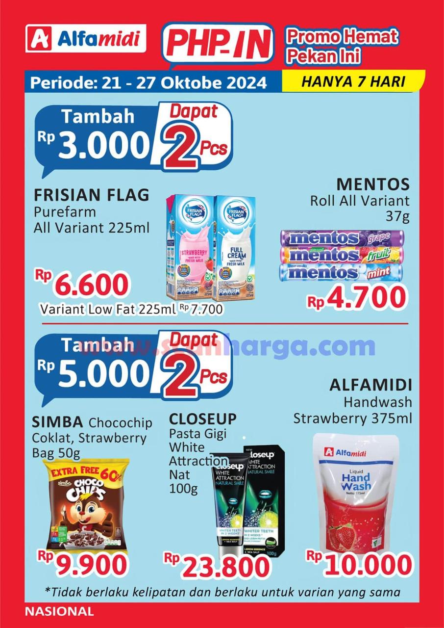 Katalog Promo Alfamidi Weekday Terbaru 21 - 27 Oktober 2024 3