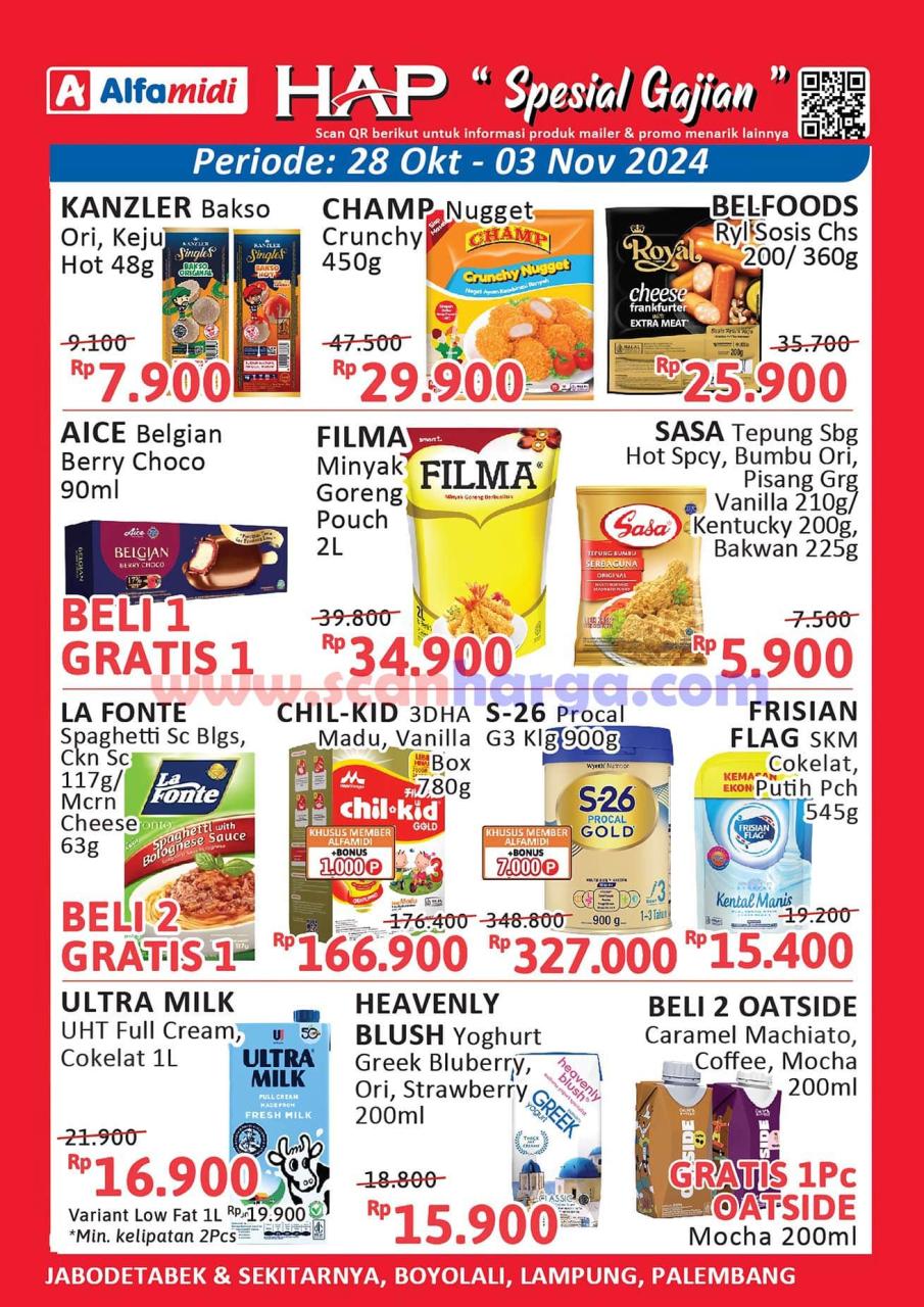 Katalog Promo Alfamidi Weekday Terbaru 28 Oktober - 3 November 2024 1