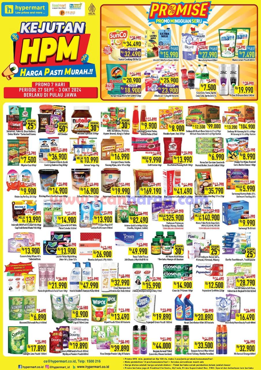 Katalog Promo Hypermart Weekday 1 - 3 Oktober 2024 1