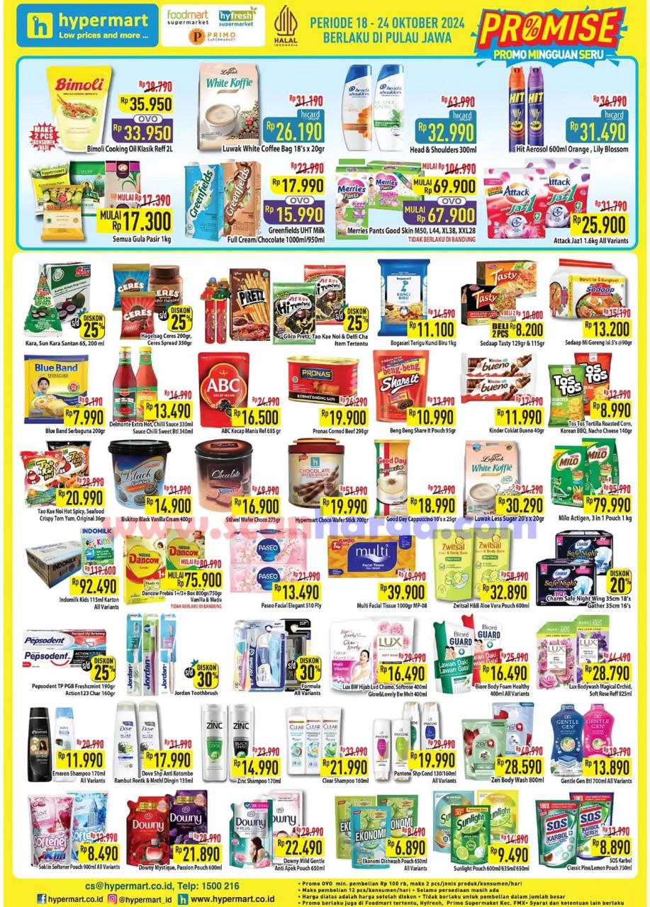 Katalog Promo Hypermart Weekday 22 - 24 Oktober 2024 1