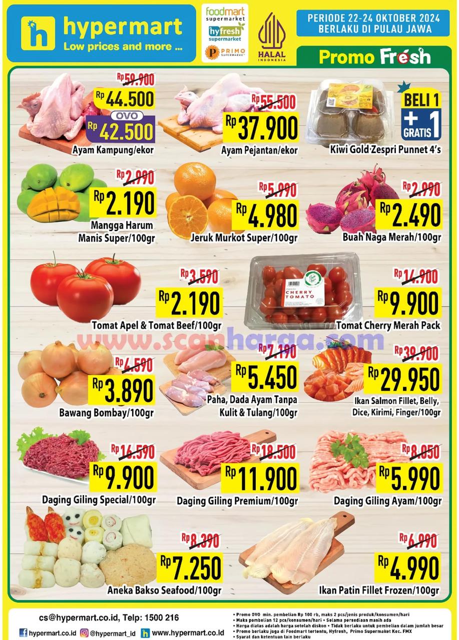 Katalog Promo Hypermart Weekday Terbaru 22 - 24 Oktober 2024