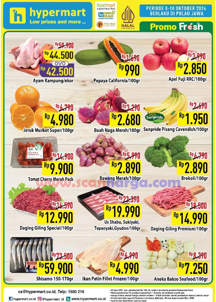 Katalog Promo Hypermart Weekday Terbaru 8 - 10 Oktober 2024