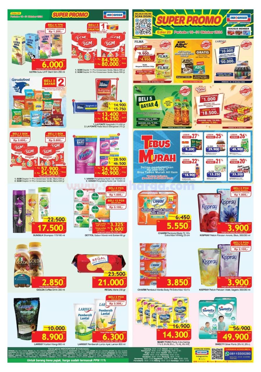 Katalog Indogrosir Super Promo 16 - 31 Oktober 2024 1