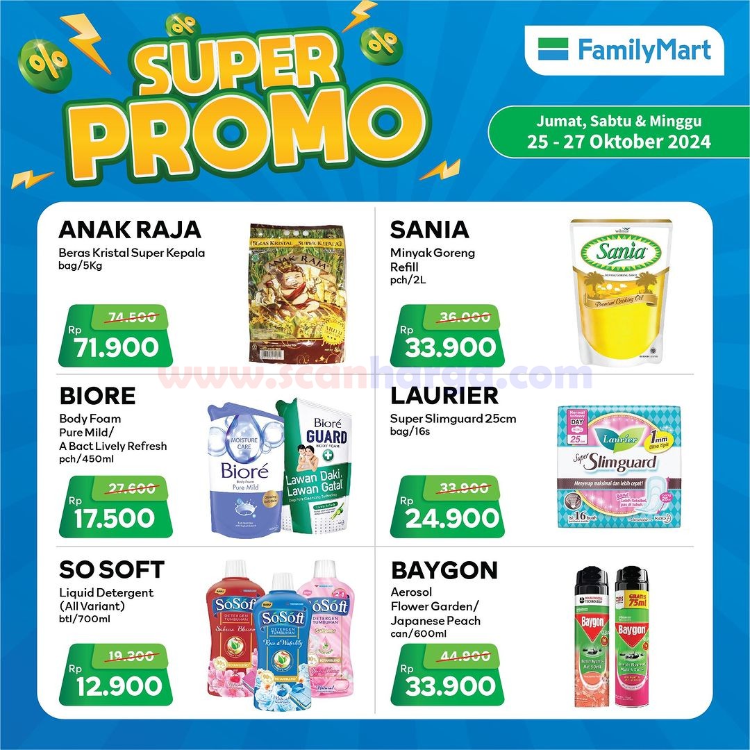 Katalog Promo JSM FamilyMart Weekend 25 - 27 Oktober 2024