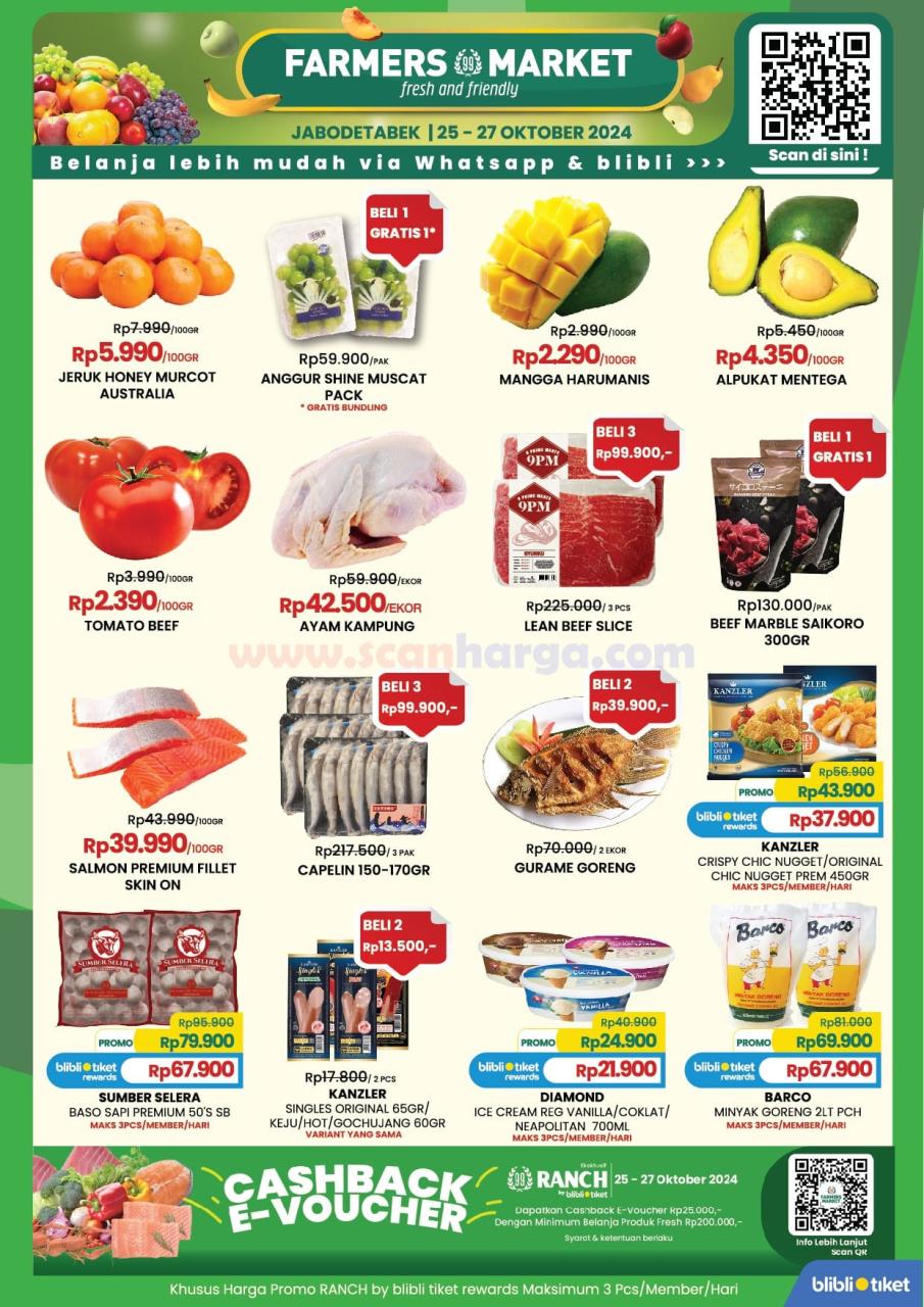 Katalog Promo JSM Farmers Market Weekend 25 - 27 Oktober 2024 1