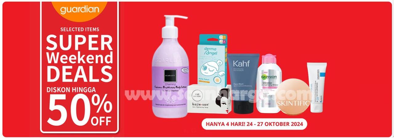 Katalog Promo JSM Guardian Weekend Deals Periode 24 - 27 Oktober 2024