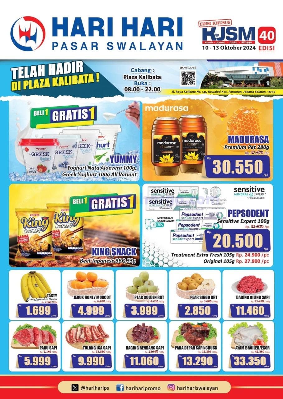 Katalog Promo JSM Hari Hari Swalayan 10 - 13 Oktober 2024 1