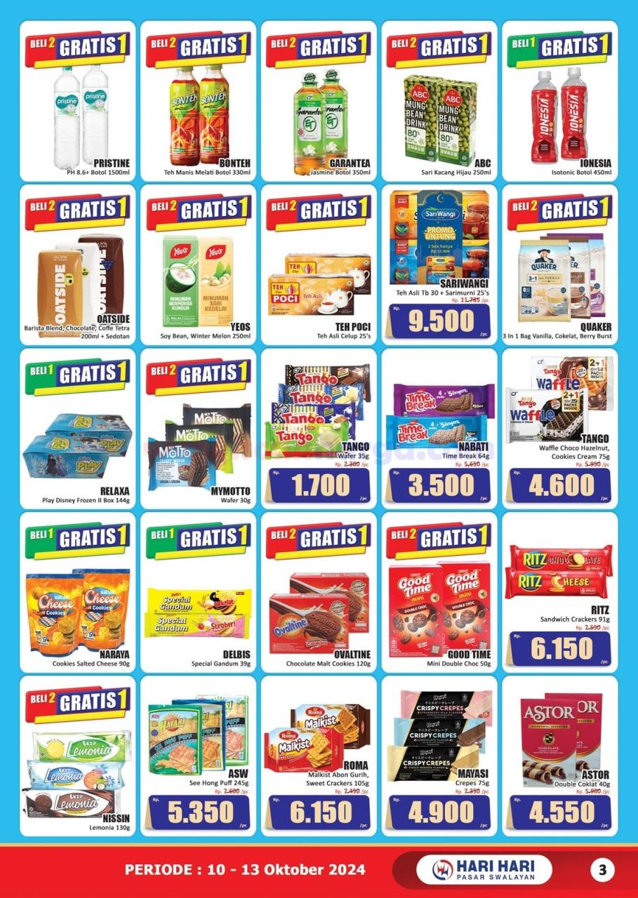 Katalog Promo JSM Hari Hari Swalayan 10 - 13 Oktober 2024 3