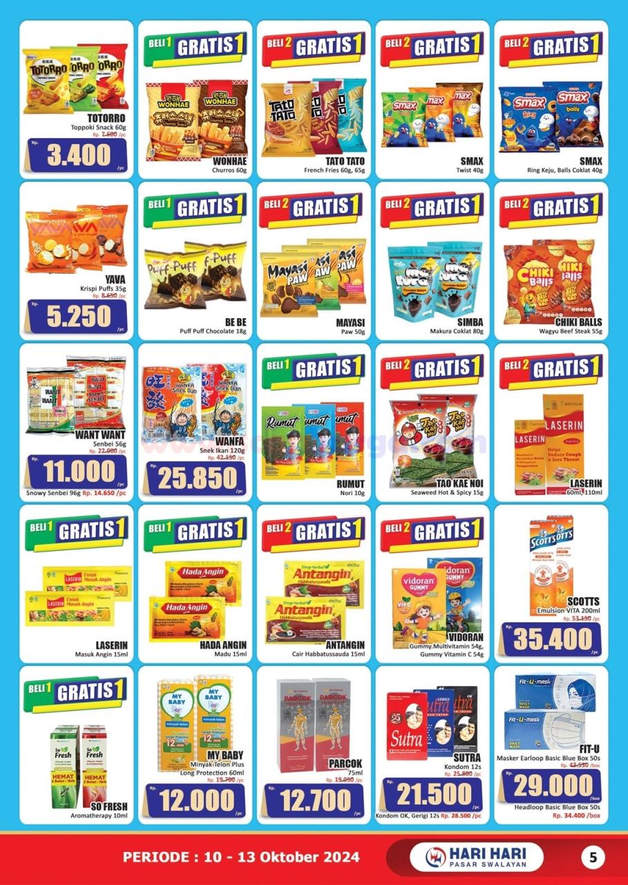 Katalog Promo JSM Hari Hari Swalayan 10 - 13 Oktober 2024 5