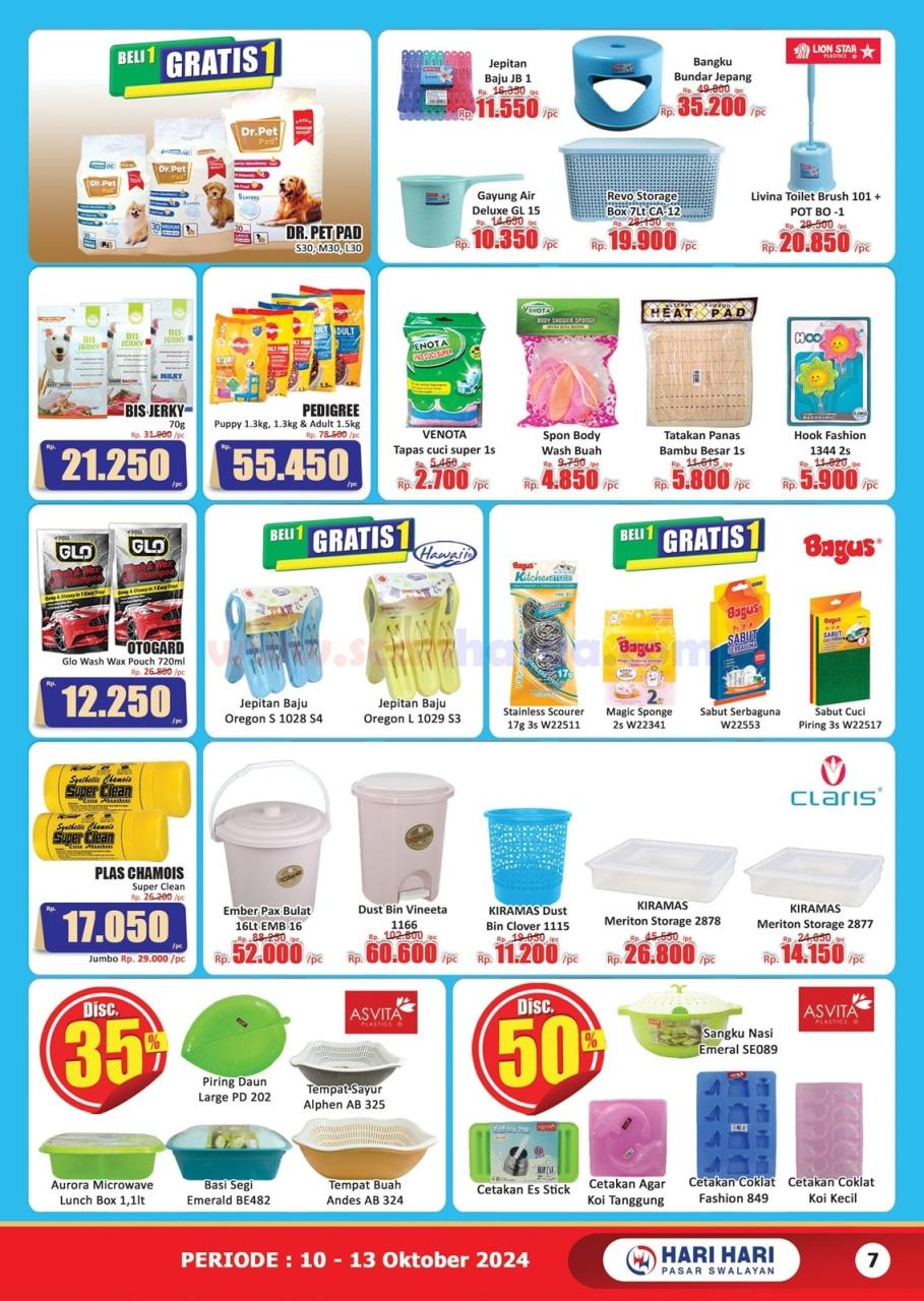 Katalog Promo JSM Hari Hari Swalayan 10 - 13 Oktober 2024 7