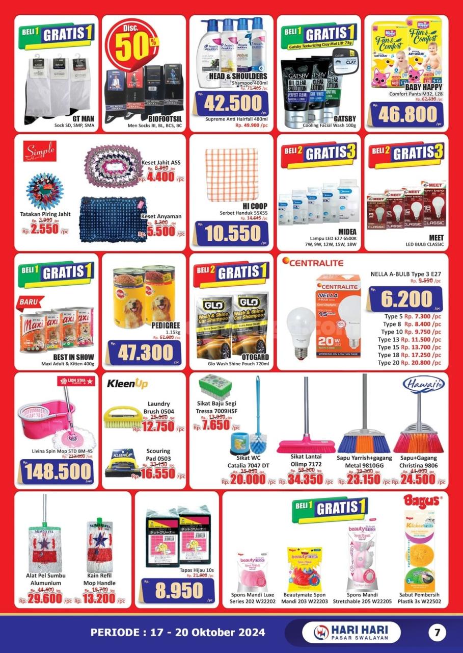 Katalog Promo JSM Hari Hari Swalayan 17 - 20 Oktober 2024 7