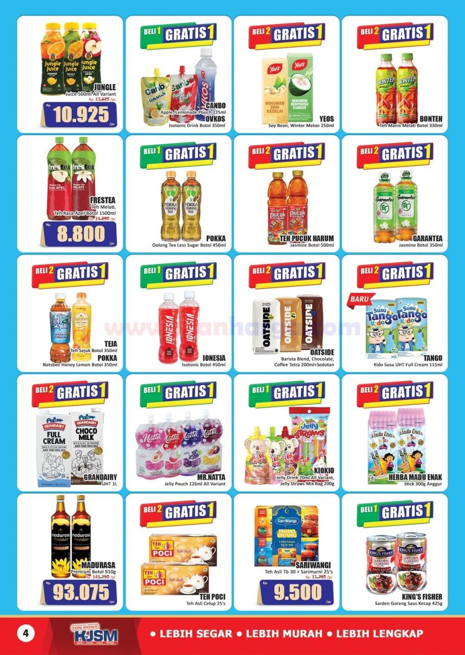 Katalog Promo JSM Hari Hari Swalayan 24 - 27 Oktober 2024 4