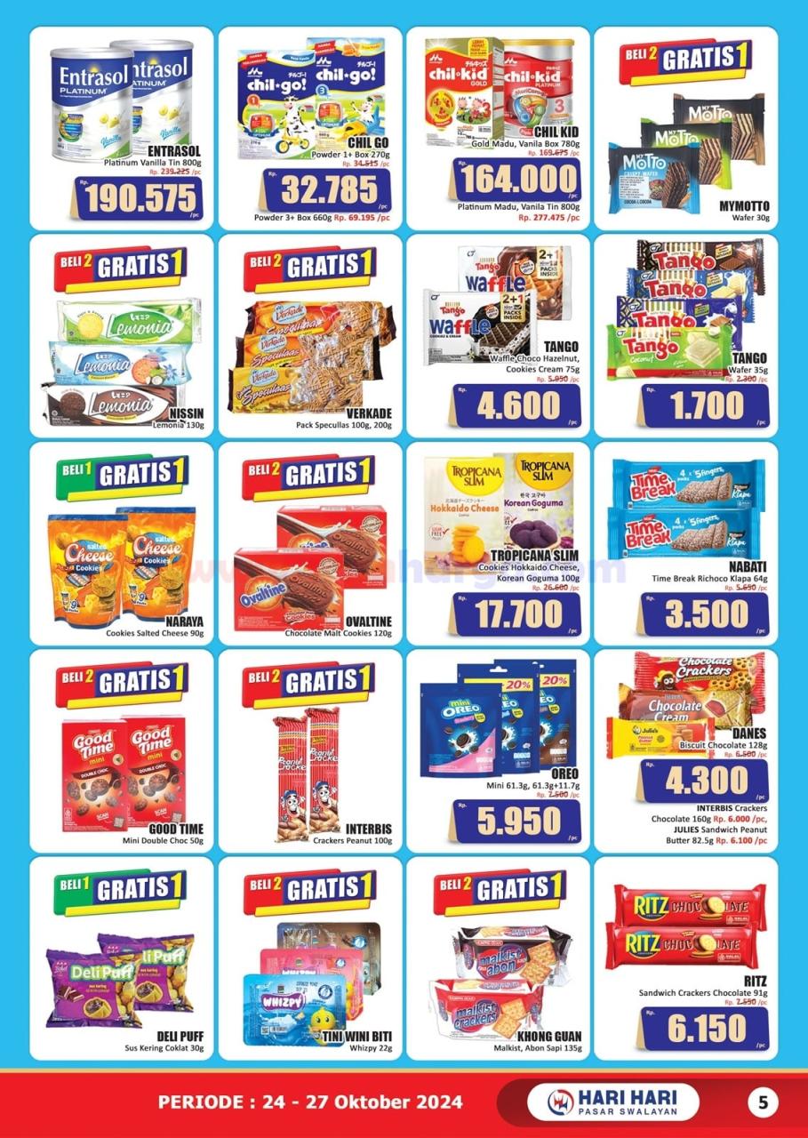 Katalog Promo JSM Hari Hari Swalayan 24 - 27 Oktober 2024 5