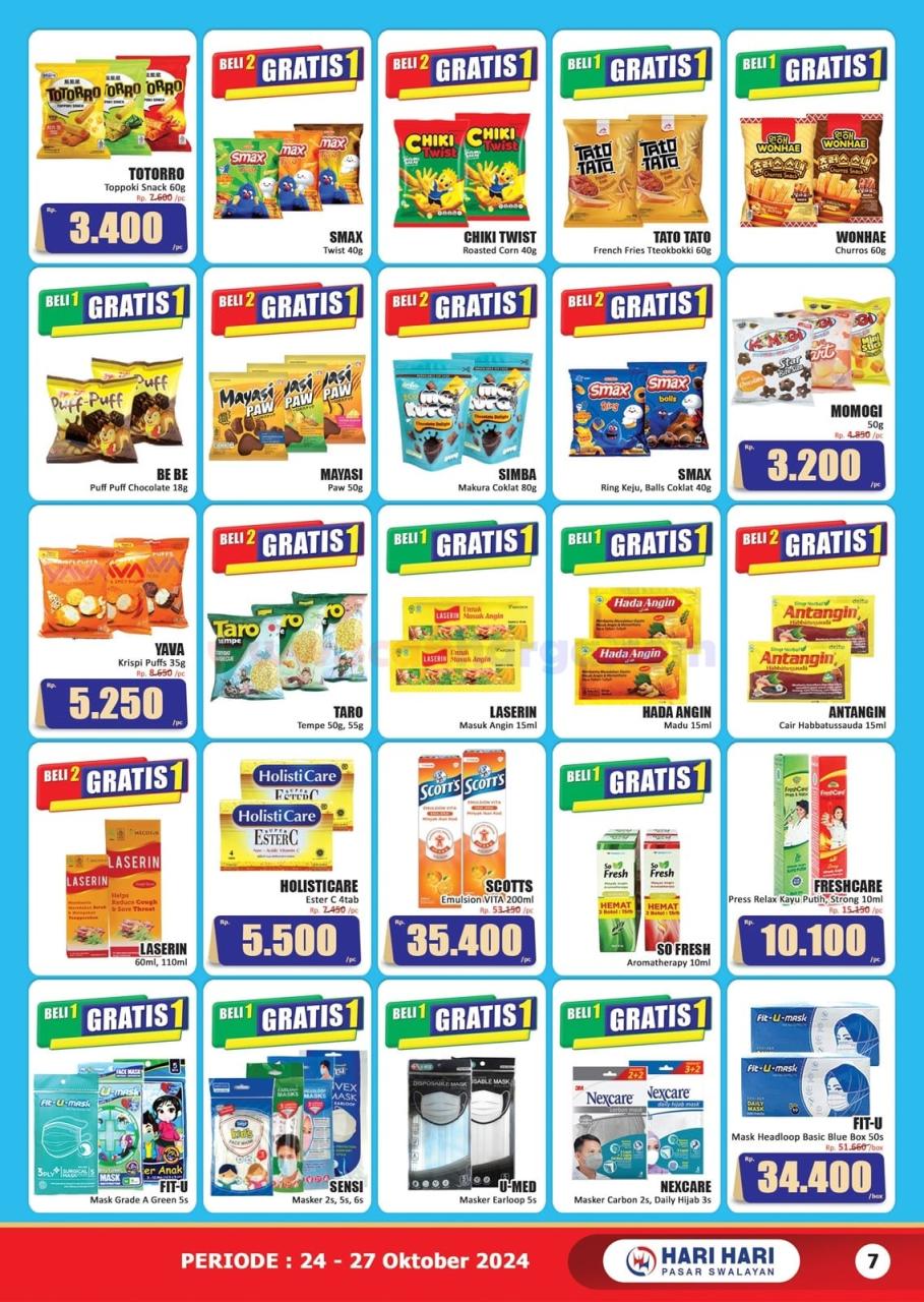 Katalog Promo JSM Hari Hari Swalayan 24 - 27 Oktober 2024 7