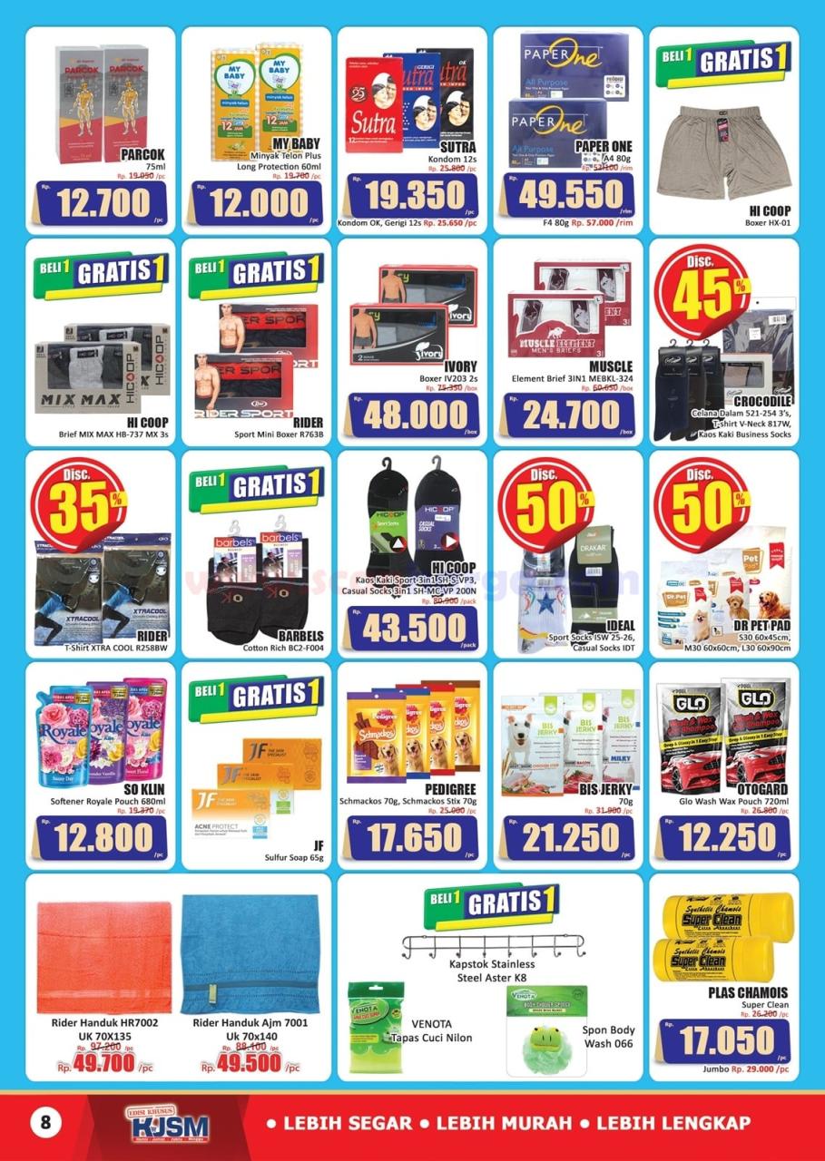 Katalog Promo JSM Hari Hari Swalayan 24 - 27 Oktober 2024 8