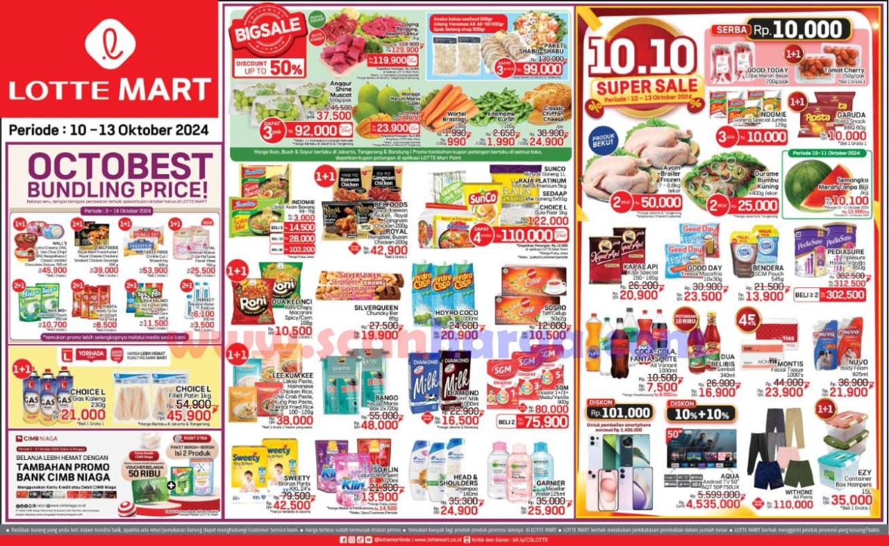 Katalog Promo JSM Lottemart Weekend Terbaru 10 - 13 Oktober 2024