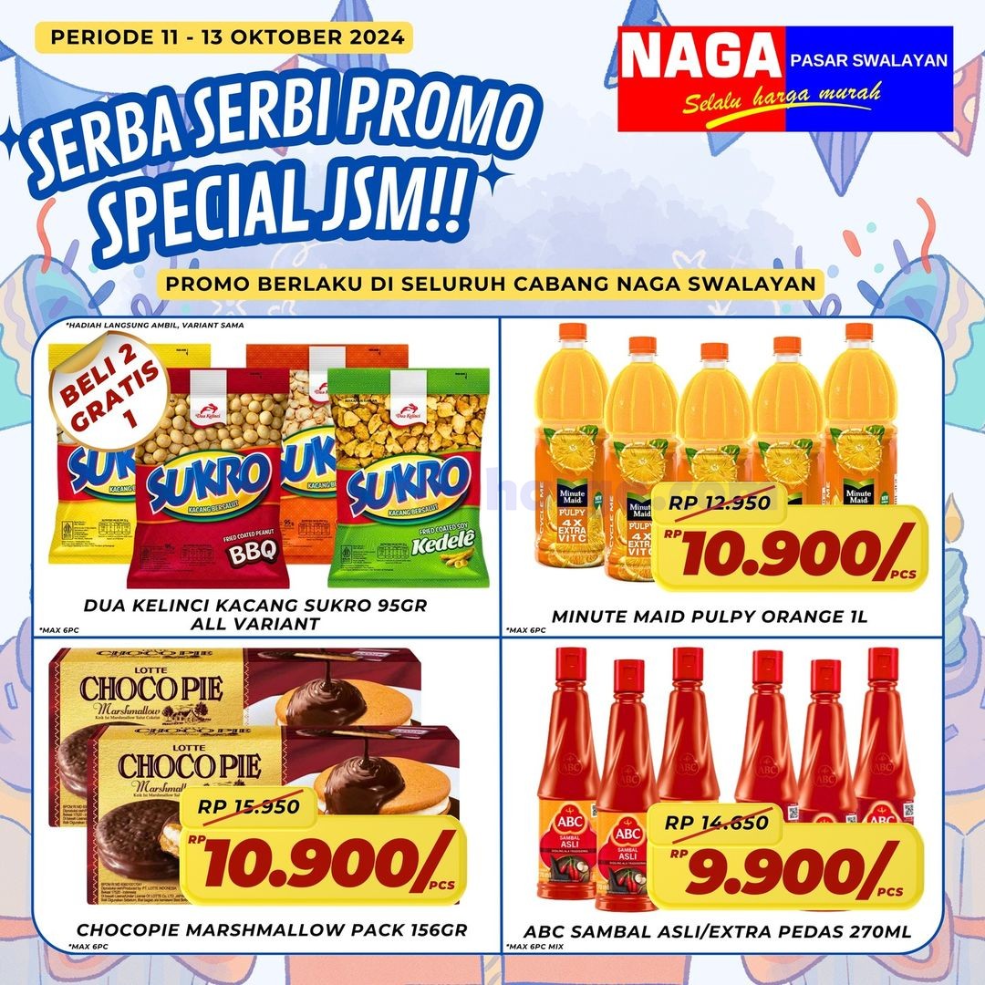 Katalog Promo JSM Naga Swalayan 11 - 13 Oktober 2024