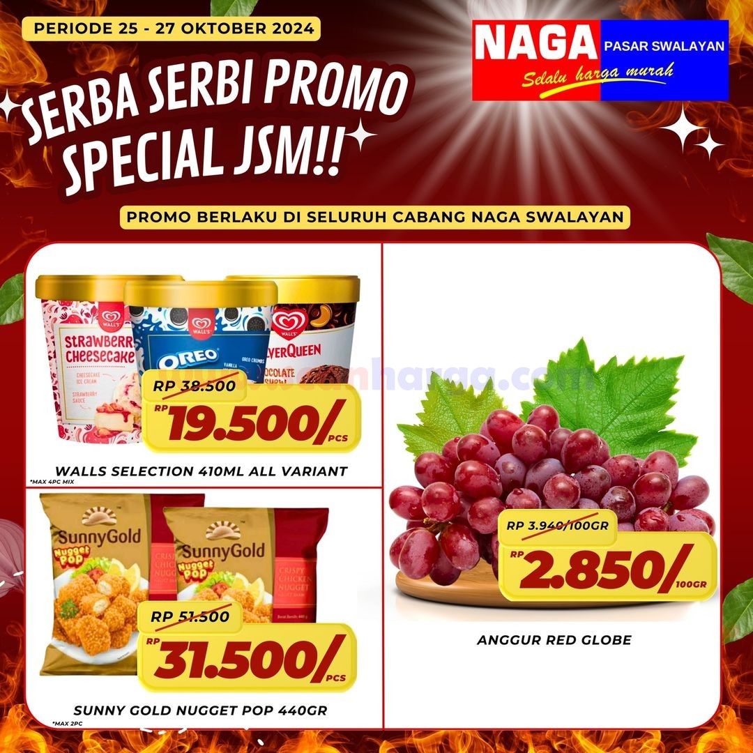 Katalog Promo JSM Naga Swalayan 25 - 27 Oktober 2024