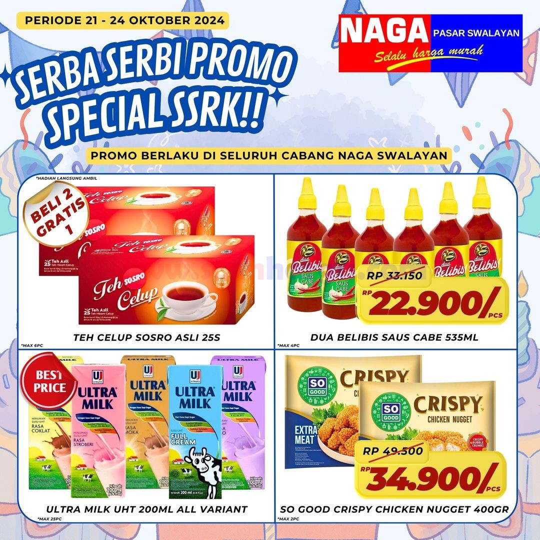 Katalog Naga Swalayan Promo Terbaru 21 - 24 Oktober 2024 1